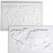 Форма для моделирования - плитка "World map", 36098000, Rayher, 20х30 см